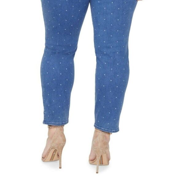 Curves 360 by NYDJ Slim Straight Ankle Jeans - Picture 3 of 4